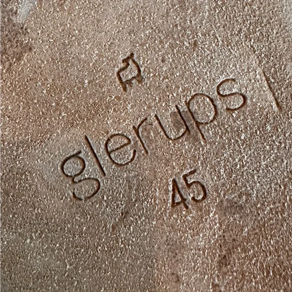 Glerups Wool Slip-On Slippers with Leather Sole - Picture 9 of 13